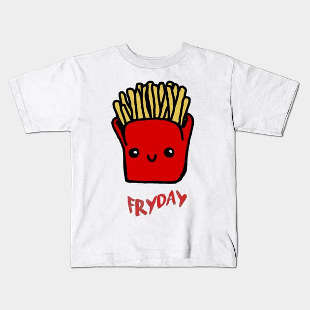 fryday teeshirt Kids T-Shirt by moemoe